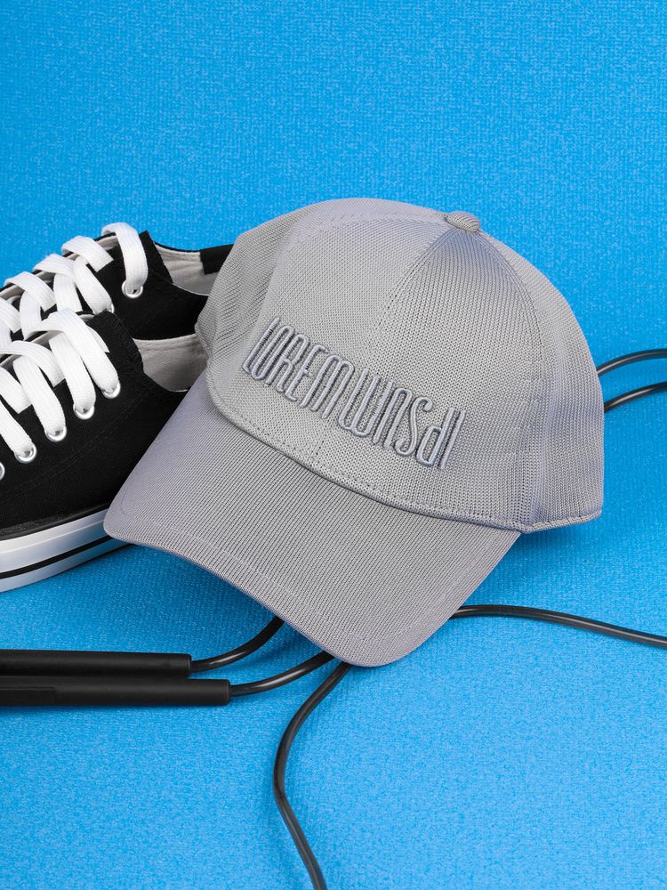 Бейсболка Dogoni, серая / Миниатюра WWW (1000)