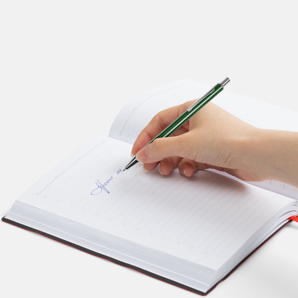 Ручка шариковая Mastermind, зеленая / Миниатюра WWW (1000)