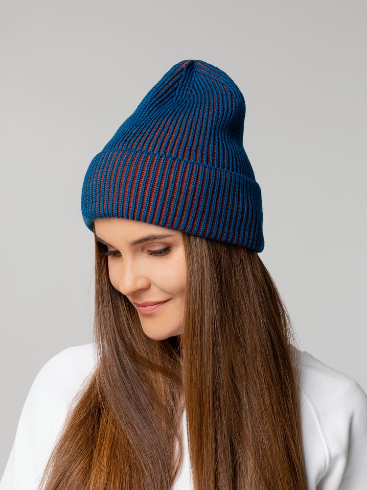 Шапка Nobilis, бирюзовая с терракотовым / Миниатюра WWW (1000)