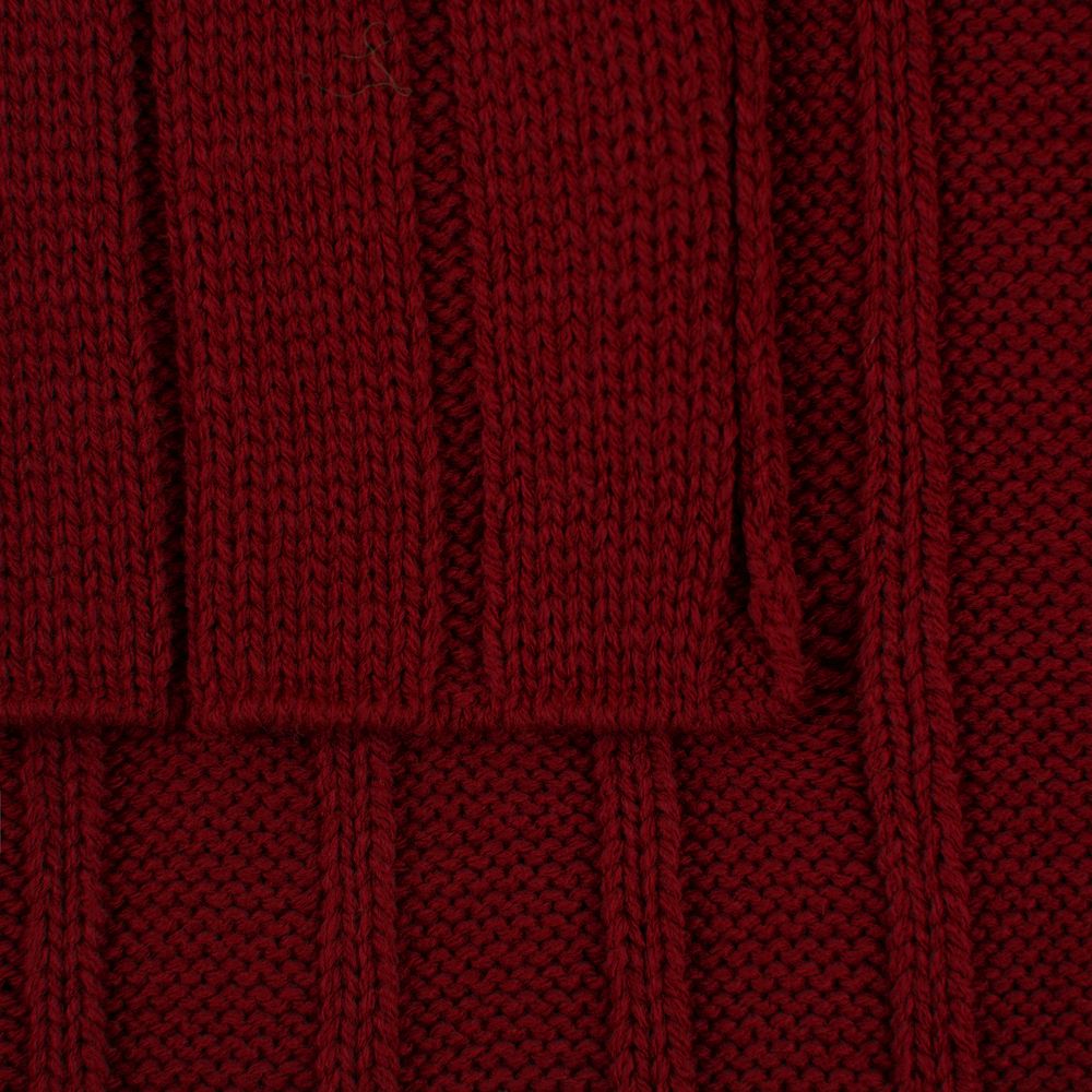 Плед Tressa, темно-красный / Миниатюра WWW (1000)