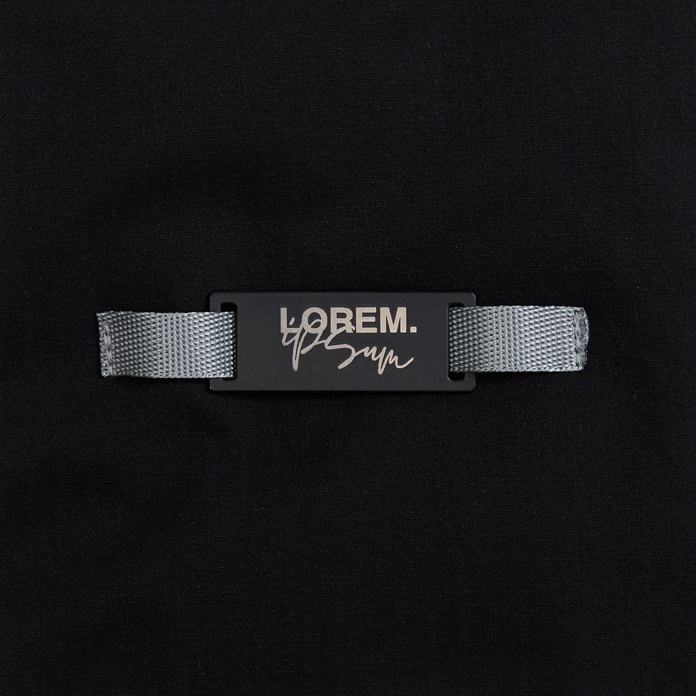 Куртка-парка унисекс Sfera, черная / Миниатюра нанесения (1000)