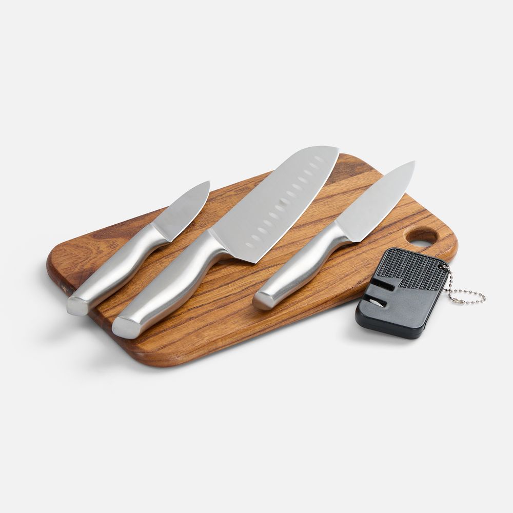 Набор для мяса Meateam с ножами и разделочной доской / Миниатюра WWW (1000)