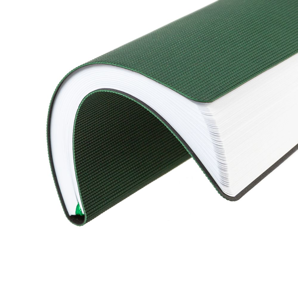 Ежедневник Knit, недатированный, зеленый / Миниатюра WWW (1000)