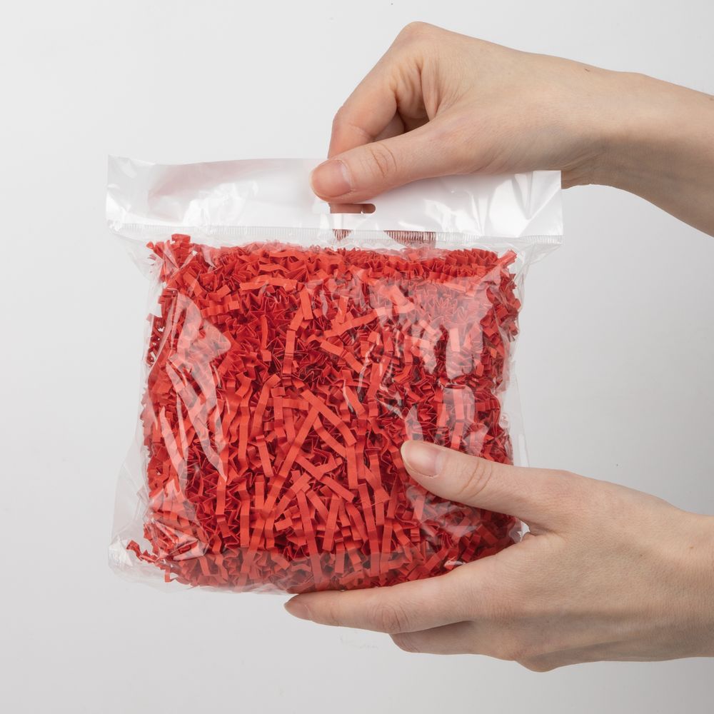 Бумажный наполнитель Chip, красный / Миниатюра WWW (1000)