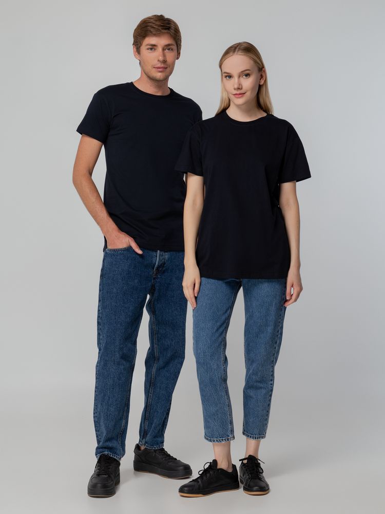 Футболка унисекс T-bolka 140, темно-синяя / Миниатюра WWW (1000)