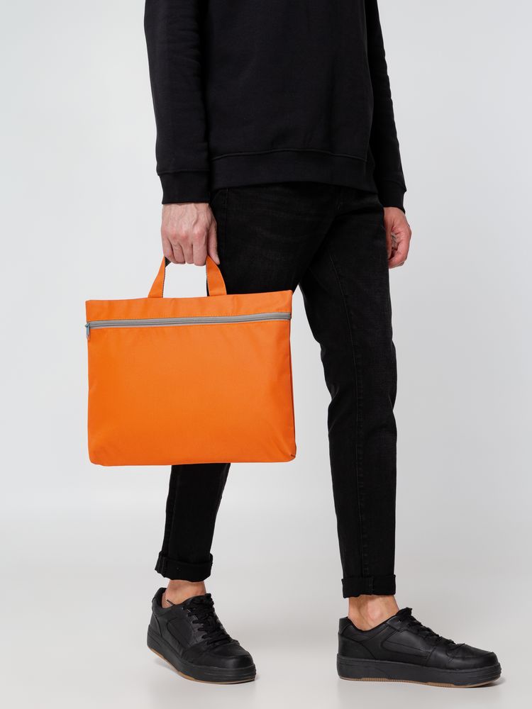 Сумка-папка Simple, оранжевая / Миниатюра WWW (1000)