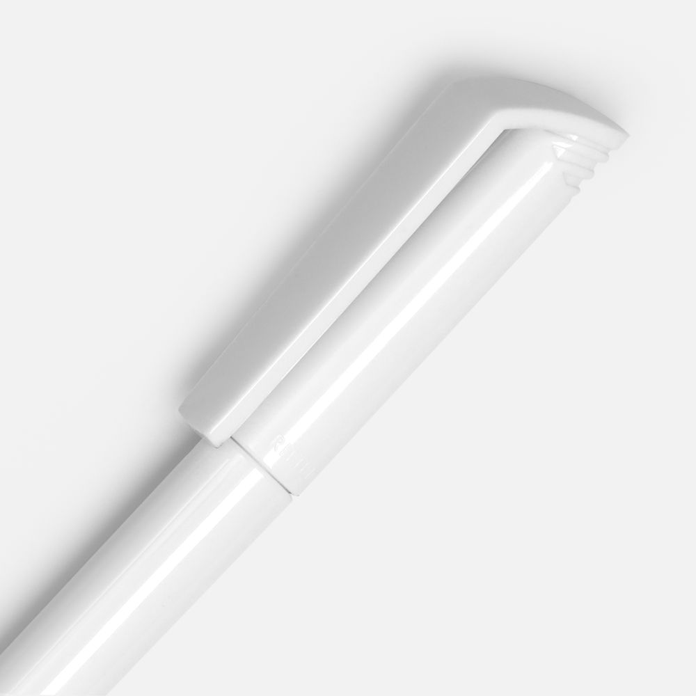 Ручка шариковая Flip, белая / Миниатюра WWW (1000)