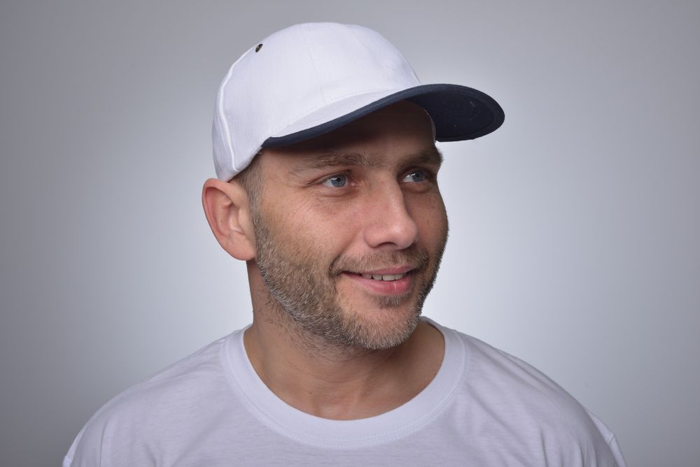 Бейсболка Unit Trendy, серая с черным / Миниатюра WWW (1000)