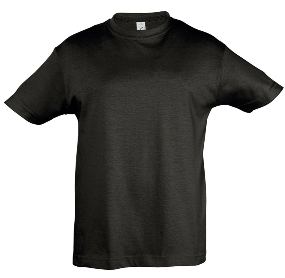 Футболка детская Regent Kids 150, черная / Миниатюра WWW (1000)