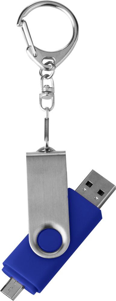 Флешка Double Twist 16 Гб синяя / Миниатюра WWW (1000)