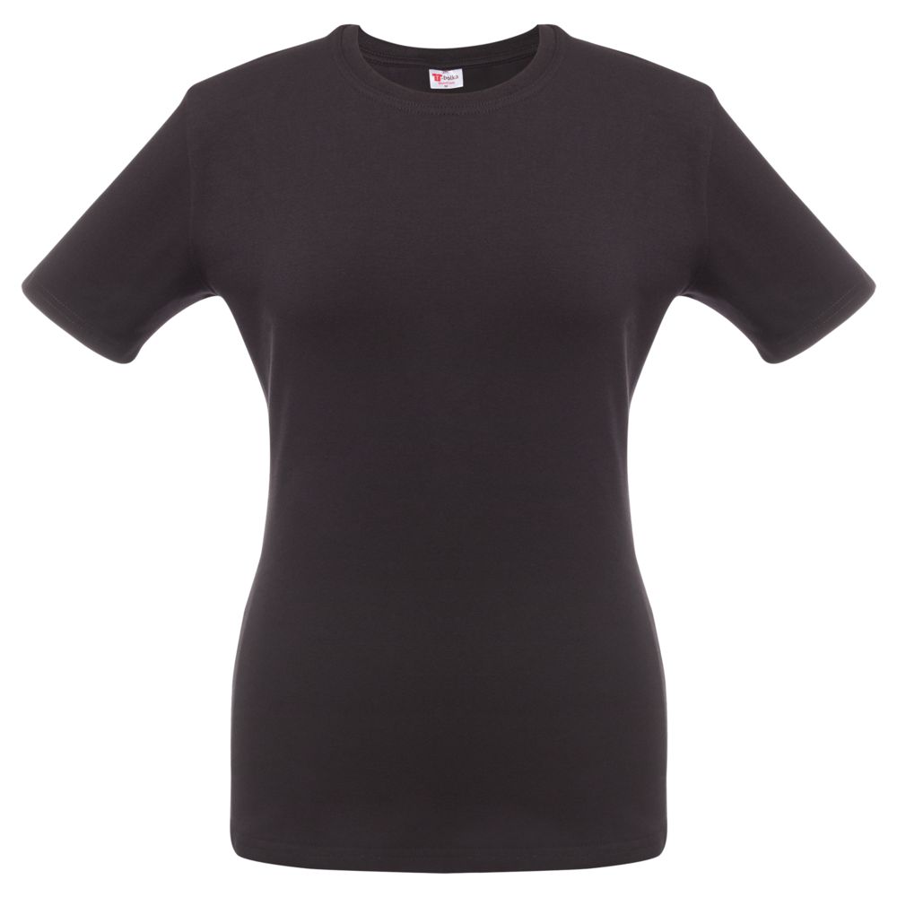 Футболка женская T-bolka Stretch Lady, черная / Миниатюра WWW (1000)