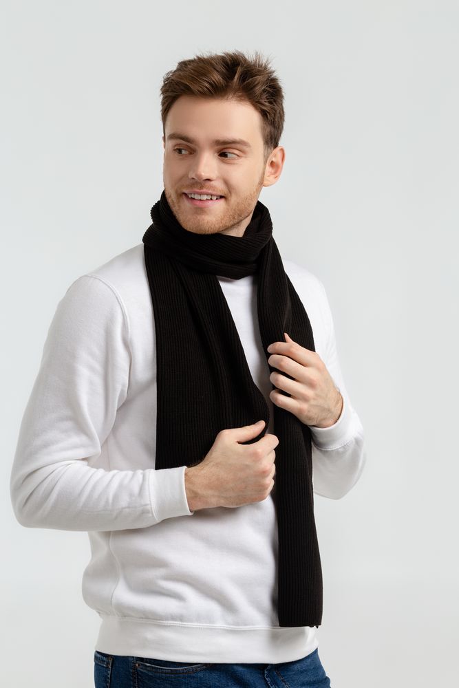 Шарф Life Explorer, черный / Миниатюра WWW (1000)