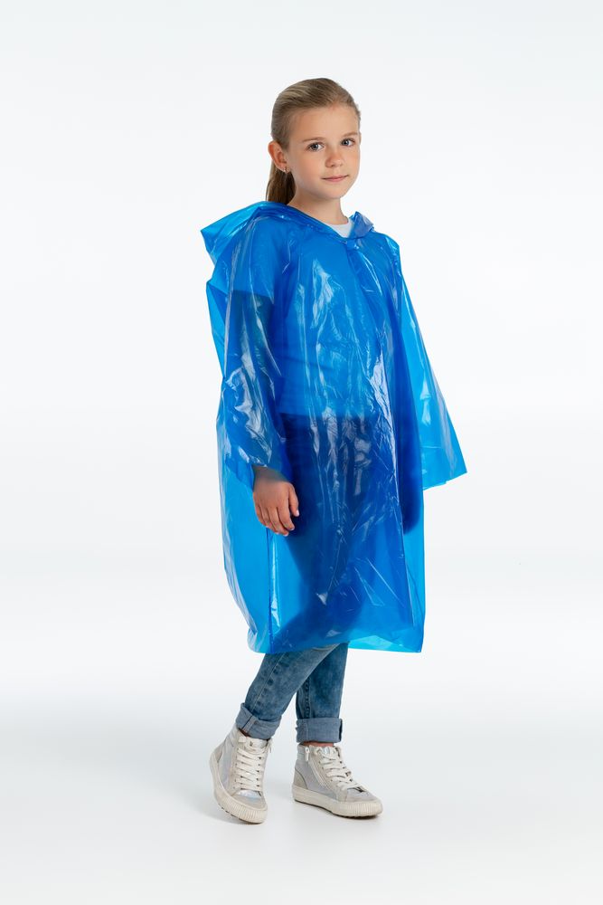 Дождевик-плащ детский BrightWay Kids, синий / Миниатюра WWW (1000)