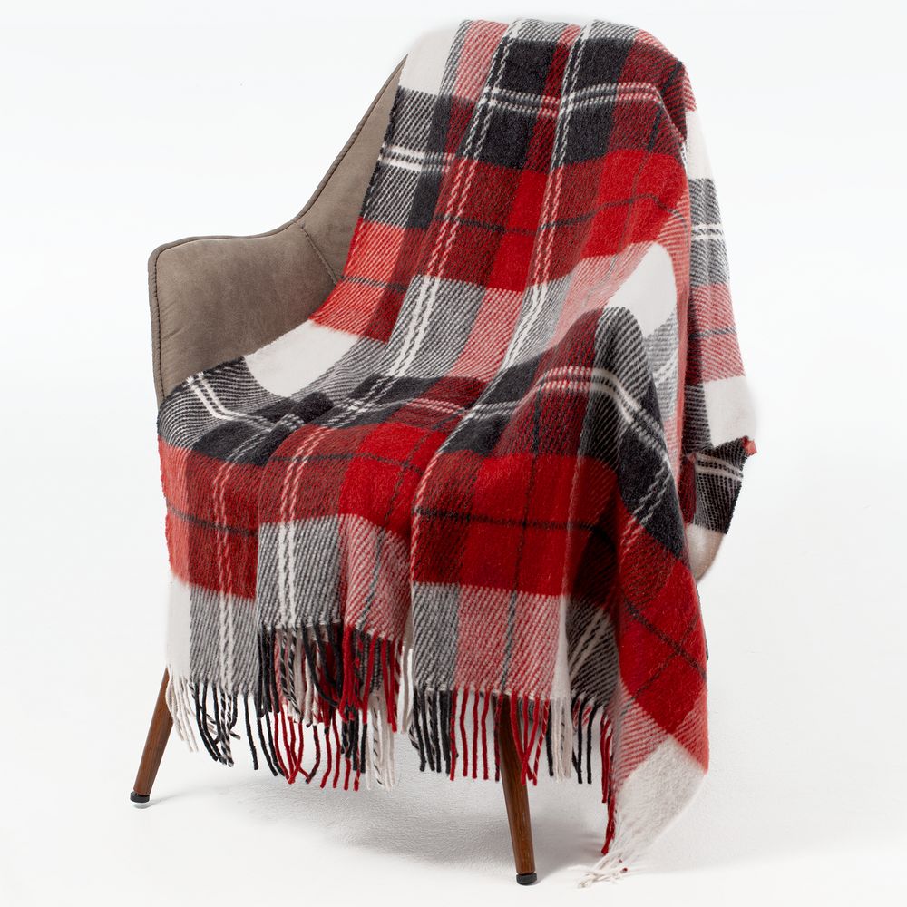 Плед «Эльф», красный / Миниатюра WWW (1000)