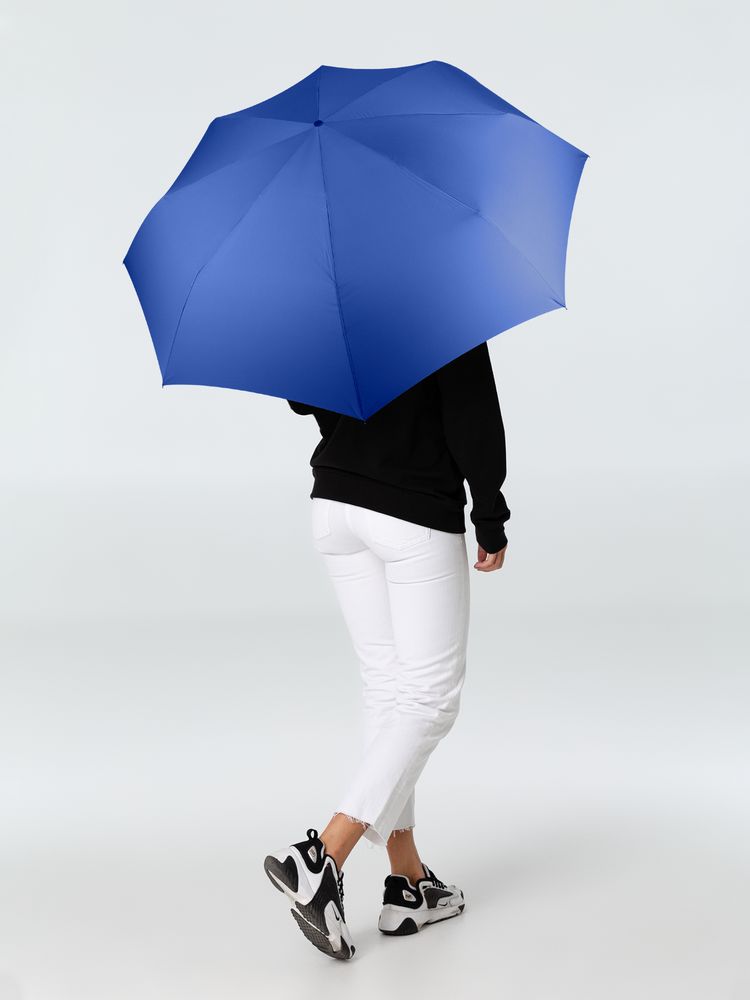 Зонт складной Fiber, ярко-синий / Миниатюра WWW (1000)