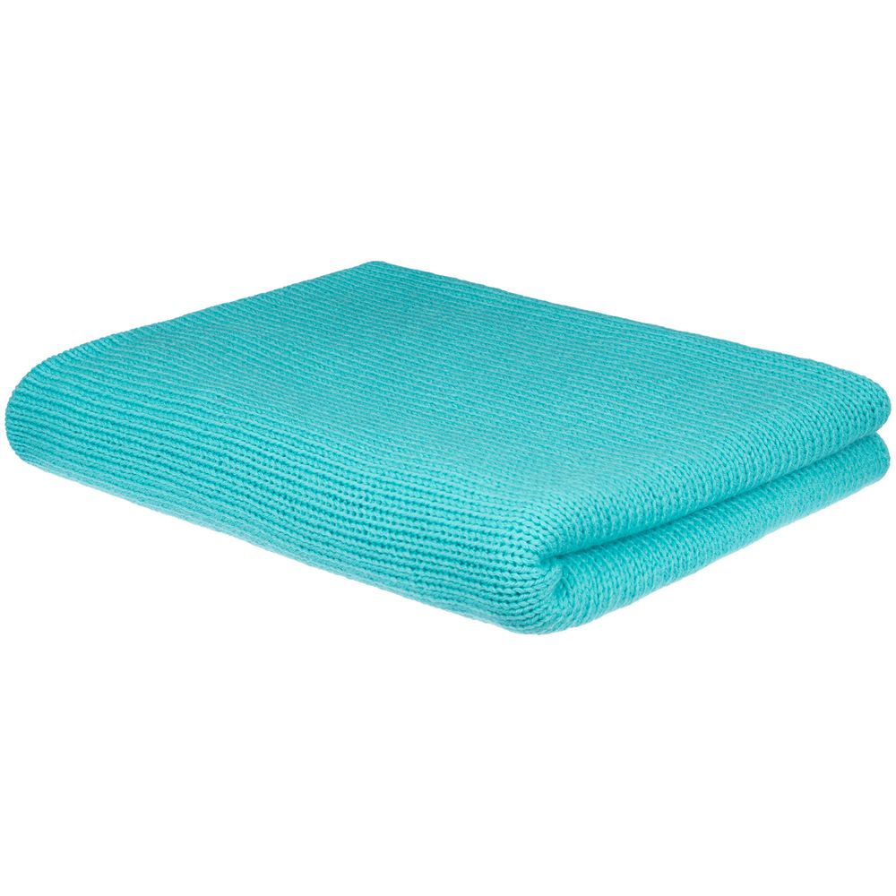 Плед Knitly, лазурный / Миниатюра WWW (1000)