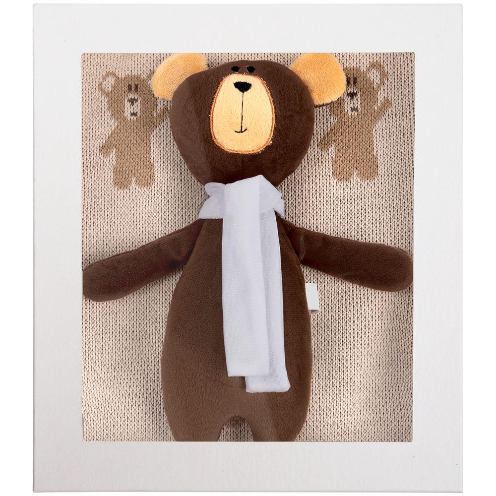 Набор детский с мишками Beastie Toys, бежевый / Миниатюра WWW (1000)