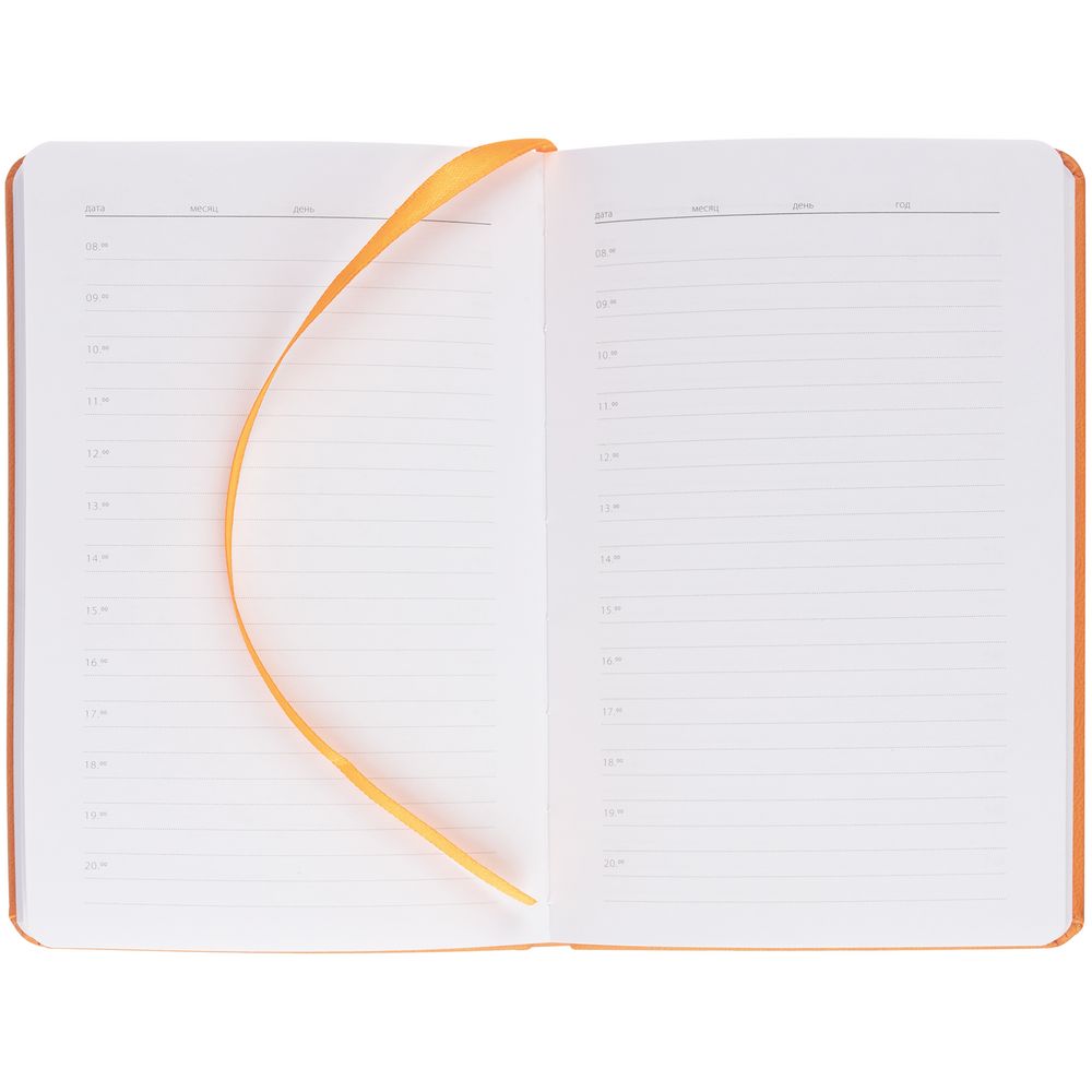 Ежедневник Base Mini, недатированный, оранжевый / Миниатюра WWW (1000)