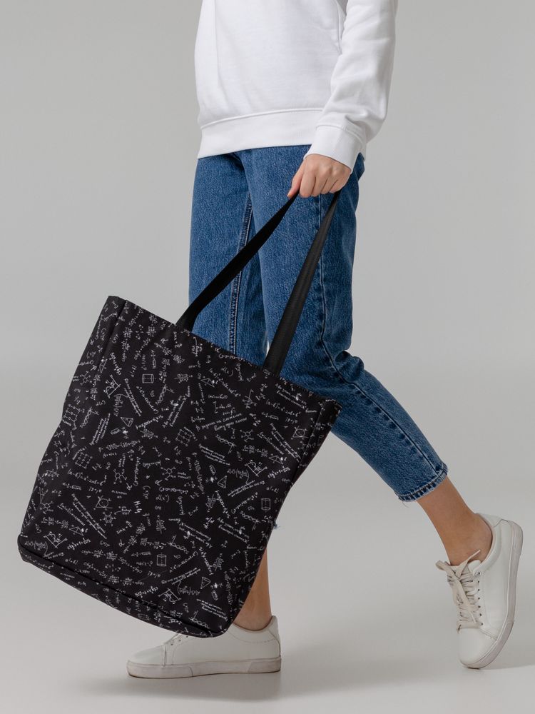 Сумка для покупок «Примерная», черная / Миниатюра WWW (1000)