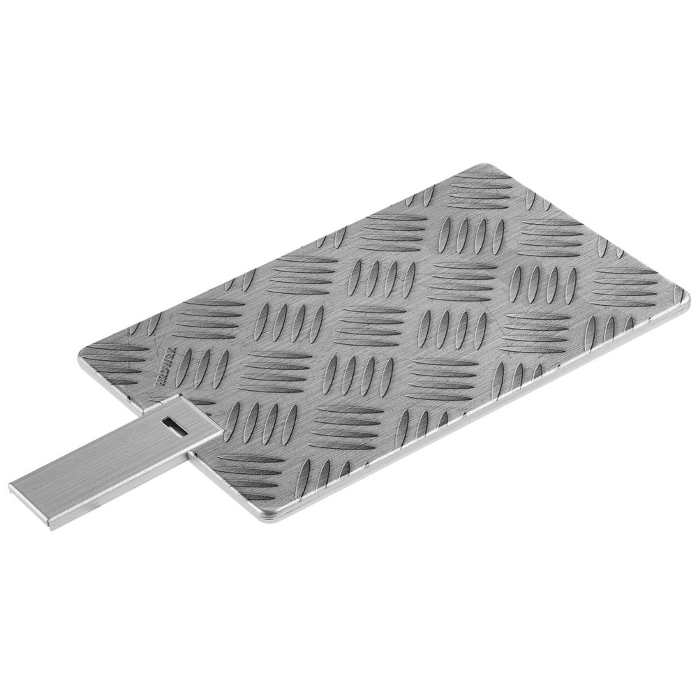 Флешка Hard Work, 16 Гб, серебристая / Миниатюра WWW (1000)