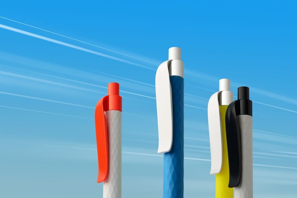 Ручка шариковая Prodir QS01 PMP-P, желтая с белым / Миниатюра WWW (1000)