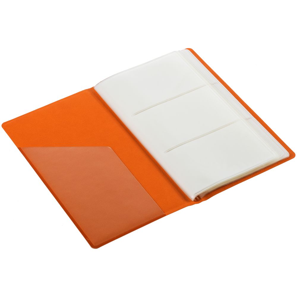 Визитница настольная Devon, оранжевая / Миниатюра WWW (1000)