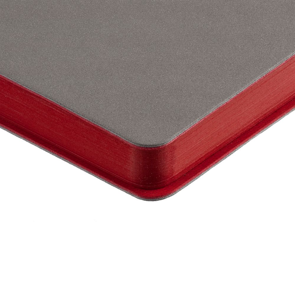 Ежедневник Flexpen, недатированный, серебристо-красный / Миниатюра WWW (1000)