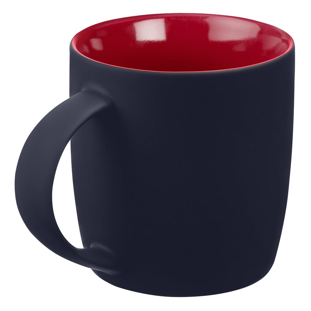 Кружка Surprise Touch c покрытием софт-тач, красная с синим / Миниатюра WWW (1000)