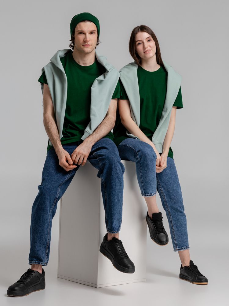 Футболка Imperial 190, темно-зеленая / Миниатюра WWW (1000)