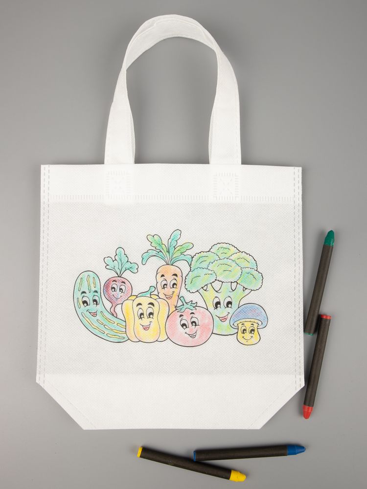 Сумка для раскрашивания Create, белая / Миниатюра WWW (1000)