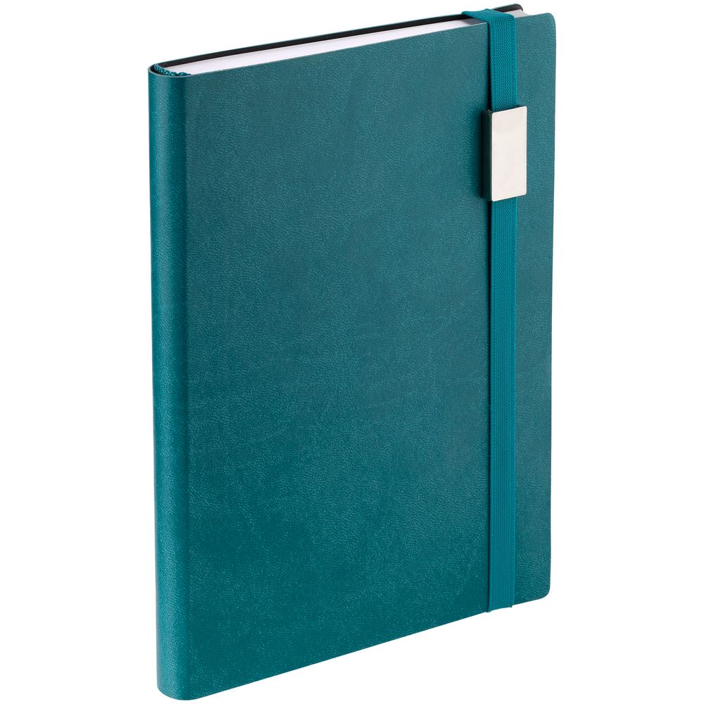 Ежедневник Vivian Metal, недатированный, бирюзовый / Миниатюра WWW (1000)
