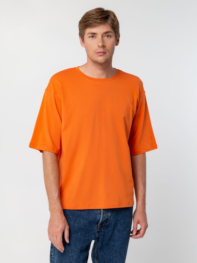 Футболка унисекс оверсайз Street Vibes, оранжевая / Миниатюра WWW (1000)