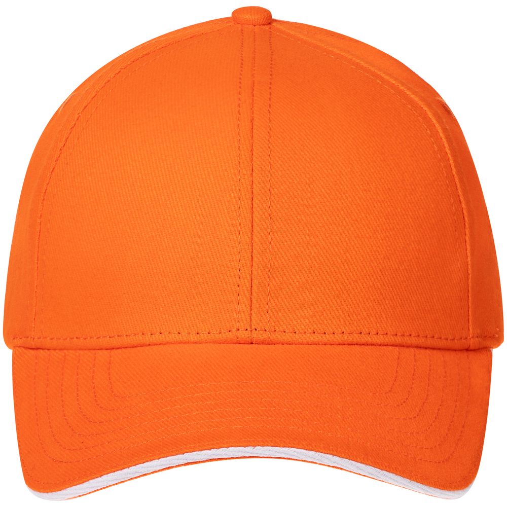 Бейсболка Spiker, оранжевая с белым / Миниатюра WWW (1000)