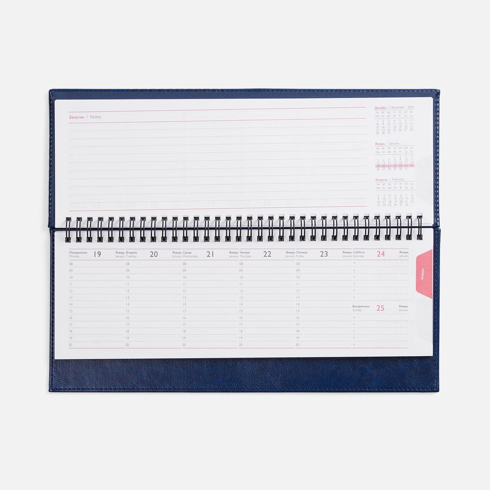 Планинг Faro, датированный, синий / Миниатюра WWW (1000)