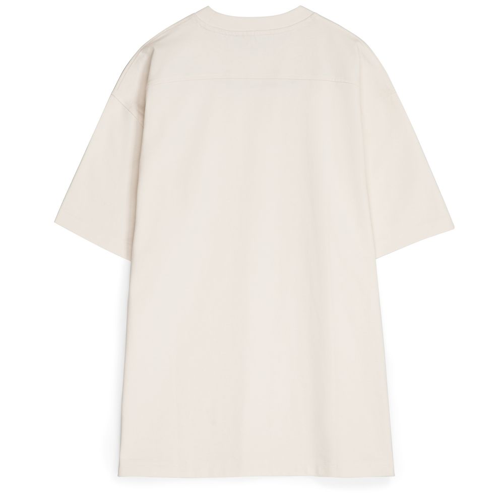 Футболка оверсайз унисекс Sideline, молочно-белая / Миниатюра WWW (1000)