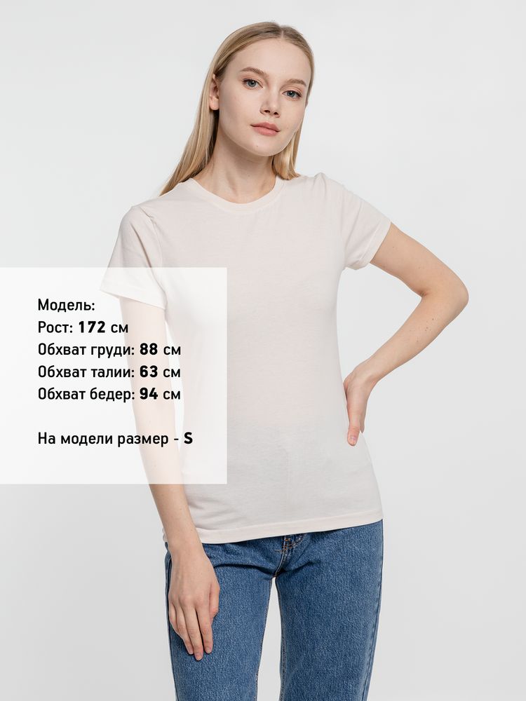 Футболка женская T-bolka Lady, молочно-белая / Миниатюра WWW (1000)