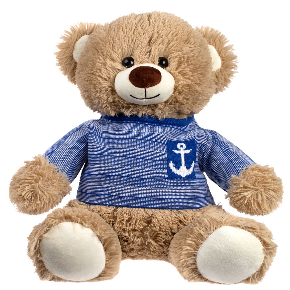 Плюшевый мишка Big Teddy в вязаном свитере на заказ / Миниатюра WWW (1000)