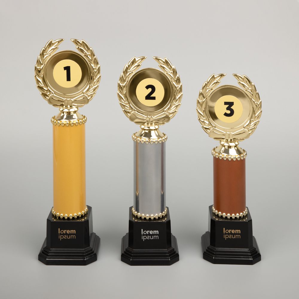 Стела EnterPrize, малая, бронзовая / Миниатюра WWW (1000)