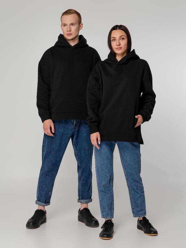 Худи оверсайз унисекс Tolla, черное / Миниатюра WWW (1000)