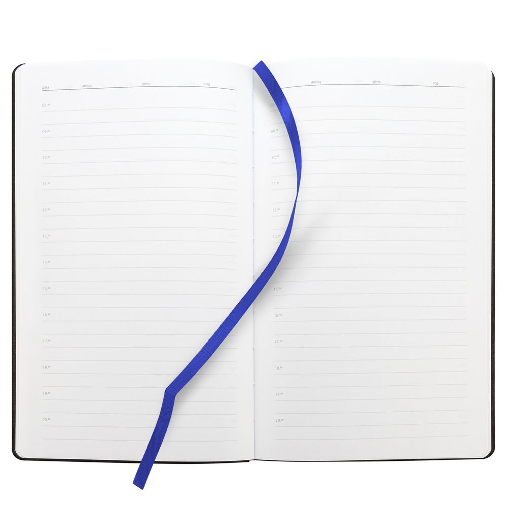 Ежедневник Knit, недатированный, синий / Миниатюра WWW (1000)