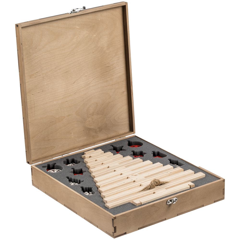 Елка с игрушками One Two Tree, красная / Миниатюра WWW (1000)