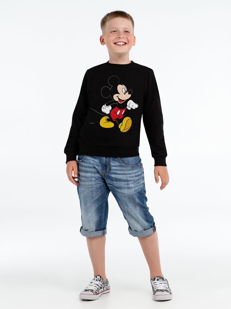 Толстовка детская «Микки Маус. Easygoing», черная / Миниатюра WWW (1000)