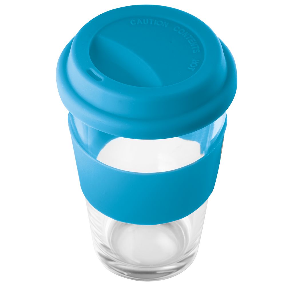 Стакан с крышкой Barty, белый / Миниатюра WWW (1000)