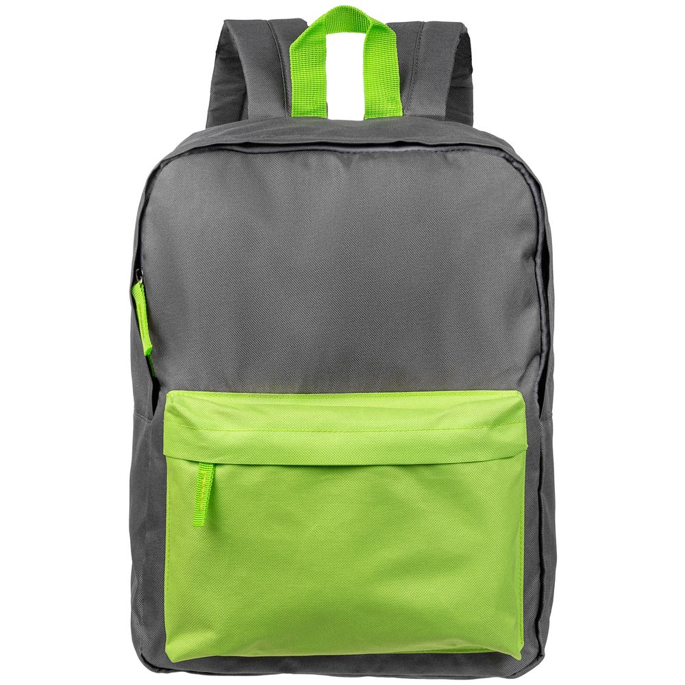 Рюкзак Sensa, серый с салатовым / Миниатюра WWW (1000)
