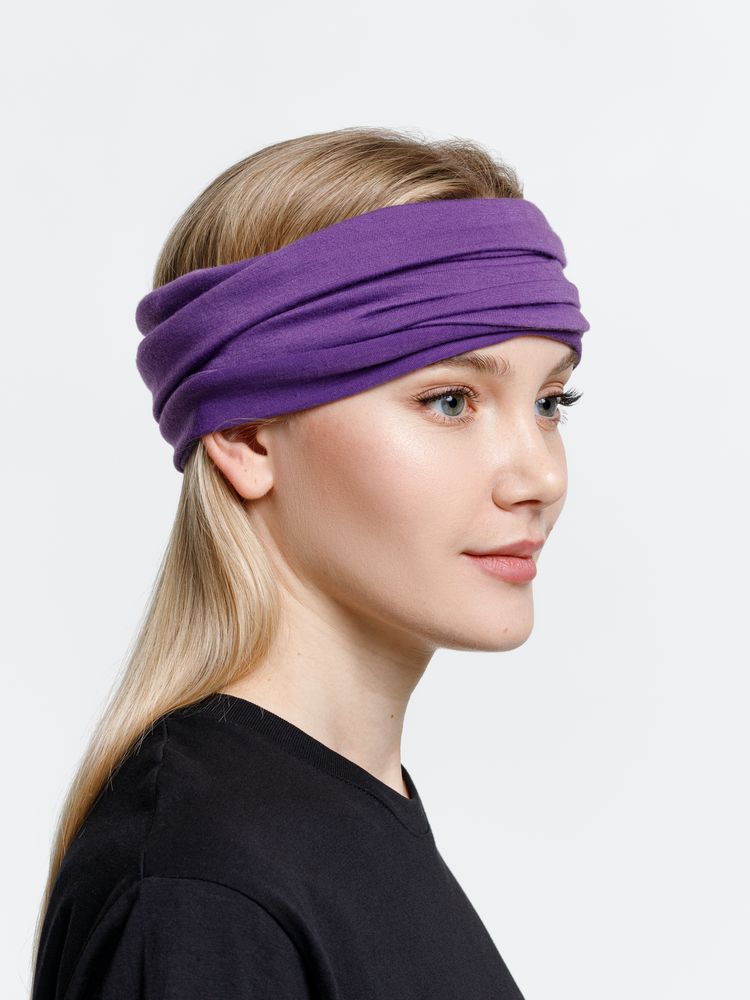 Многофункциональная бандана Dekko, фиолетовая / Миниатюра WWW (1000)