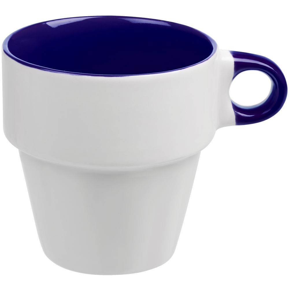 Набор из 4 кружек Inset с подставкой, синий / Миниатюра WWW (1000)