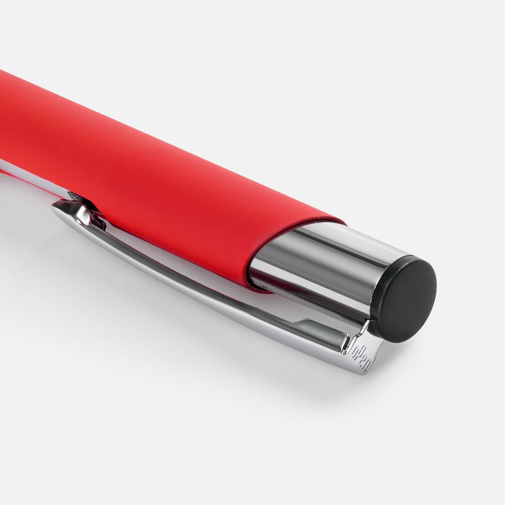 Ручка шариковая Keskus Soft Touch, красная / Миниатюра WWW (1000)