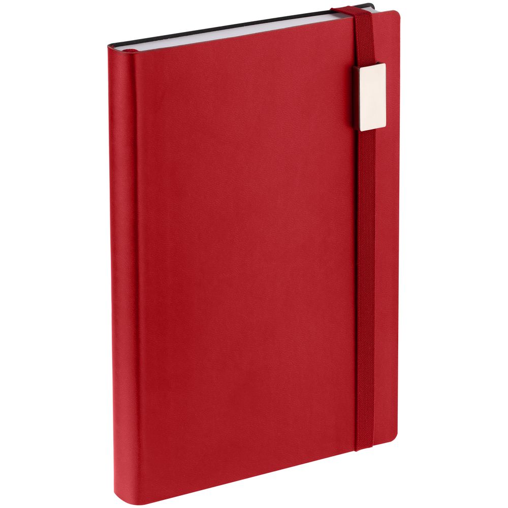Ежедневник Vivian Metal, недатированный, красный / Миниатюра WWW (1000)
