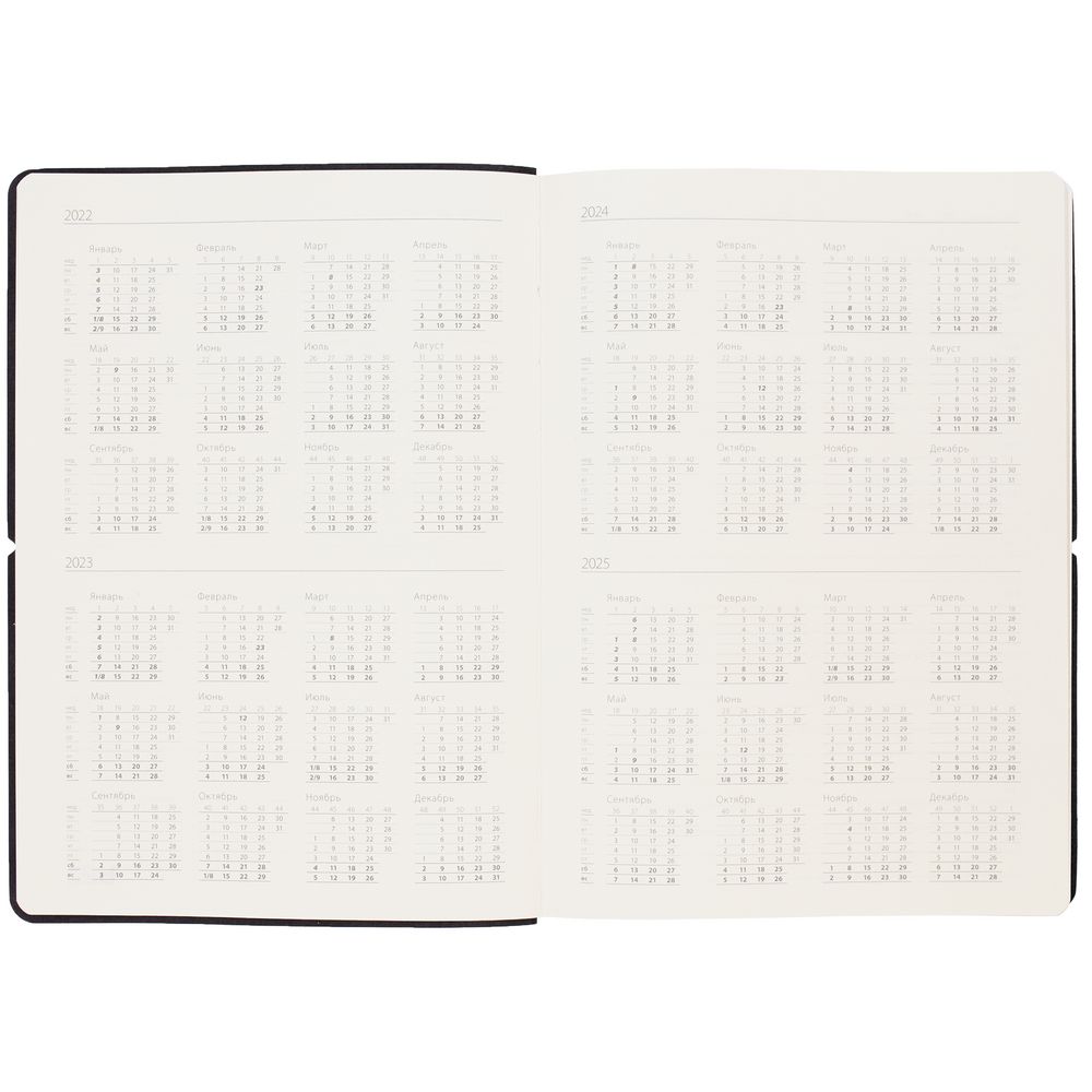 Ежедневник Folks, недатированный, бежевый / Миниатюра WWW (1000)