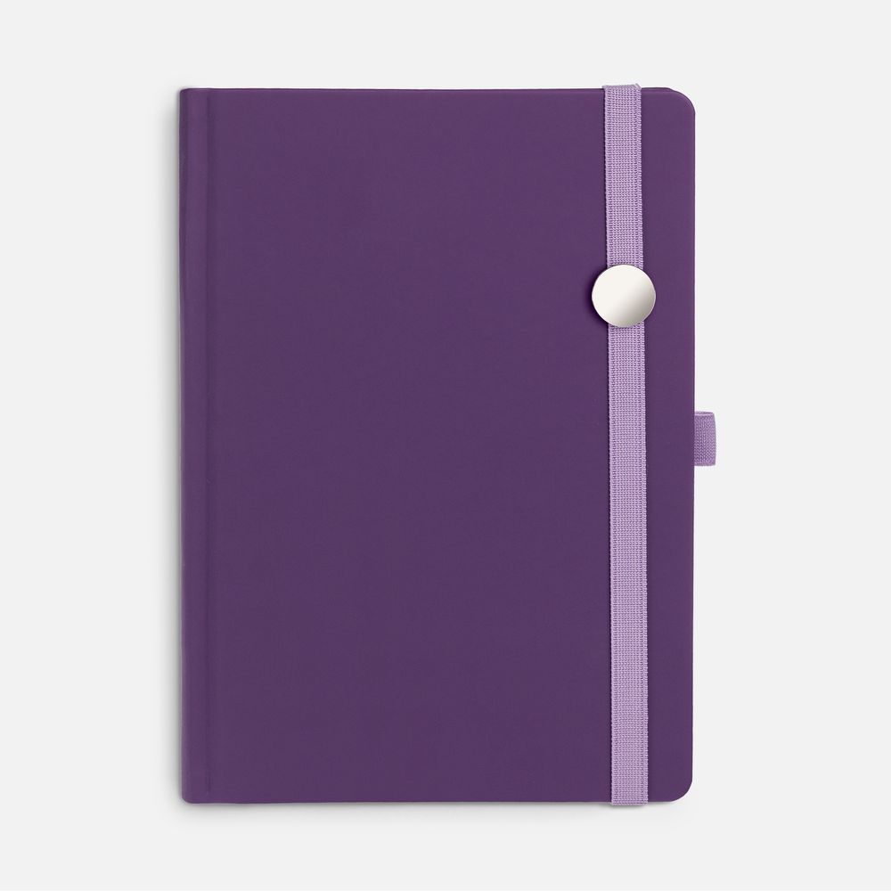 Ежедневник Favor Metal, недатированный, фиолетовый / Миниатюра WWW (1000)